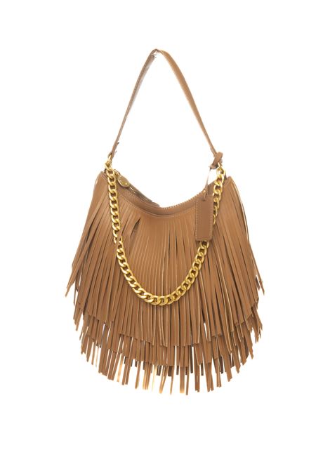 borsa a spalla fringe cuoio LE PANDORINE | PS2520B02FRINGE-C59